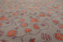 7'11'' x 10'3'' Hand Knotted Tibetan Wool & Silk Designer Area Rug Gray Orange