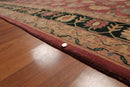 8’10" x 11’9" Rare Romanian Oushak Hand Knotted Wool Oriental Area Rug