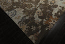 15'8''x15'9'' Hand Knotted Tibetan 100% Wool Oushak Transitional Oriental Area Rug Grayish Brown,Tan Color