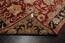 8'6" x 11'7" Hand Knotted Peshawar Stone wash Vegetable dyes 100% Wool Area Rug Rusty Red