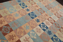 6' x 9' Hand Knotted Tibetan 100% Wool Patterned Modern Oriental Area Rug Blue