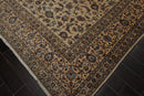 9'1" x 12'3" Hand Knotted 100% Wool Authentic Kashann Oriental Area Rug Beige