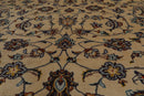 9'1" x 12'3" Hand Knotted 100% Wool Authentic Kashann Oriental Area Rug Beige