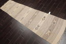 2'3''x9'4'' Hand Knotted Dhurry/ Kilim Flatweave 100% Wool Southwestern Southwestern  Oriental Area Rug Beige, Tan Color Runner