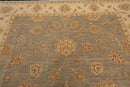 8' x 10' Hand Knotted 100% Wool Peshawar Traditional Oriental Area Rug Gray