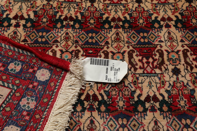 3'7" x 4'11" Hand Knotted 100% Wool Abadeh Traditional Oriental Area Rug Beige