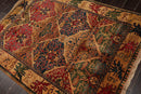 4'6" x 6'6" Hand Knotted 100% Wool Arts & Craft Oriental Area Rug Gold, Brown