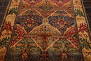 4'6" x 6'6" Hand Knotted 100% Wool Arts & Craft Oriental Area Rug Gold, Brown