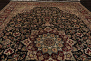 4'7" x 7'1" Hand Knotted 100% Wool 16/18 Pak Persian 300 KPSI Area Rug Black