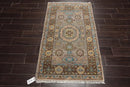 3'x5' Hand Knotted Turkish Oushak  100% Wool  Traditional  Oriental Area Rug Gray,Brown Color