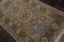 3'x5' Hand Knotted Turkish Oushak  100% Wool  Traditional  Oriental Area Rug Gray,Brown Color