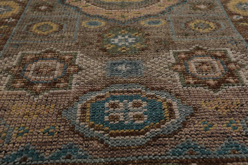 3'x5' Hand Knotted Turkish Oushak  100% Wool  Traditional  Oriental Area Rug Gray,Brown Color