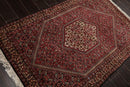 3'10"x5'10 Authentic  Hand Knotted 100% Wool Bidjar Traditional Area Rug Ivory