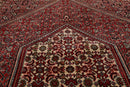 3'10"x5'10 Authentic  Hand Knotted 100% Wool Bidjar Traditional Area Rug Ivory