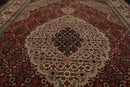 4'6" x 6'8" Hand Knotted 100% Wool Tabriz Oriental Area Rug Rusty Red