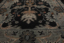3'x5' Hand Knotted Turkish Oushak  100% Wool  Traditional  Oriental Area Rug Midnight Blue
,Gray Color