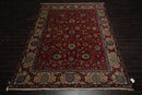 8'4" x 11'3" Hand Knotted 100% Wool Tabrizz 200 KPSI Area Rug Red