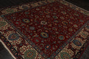 8'4" x 11'3" Hand Knotted 100% Wool Tabrizz 200 KPSI Area Rug Red