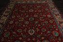 8'4" x 11'3" Hand Knotted 100% Wool Tabrizz 200 KPSI Area Rug Red