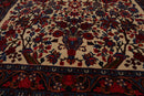 3'10" x 6'10" Authentic Hand Knotted 100% Wool Bidjar 300 KPSI Area Rug Ivory