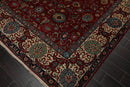 8'4" x 11'3" Hand Knotted 100% Wool Tabrizz 200 KPSI Area Rug Red