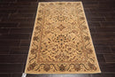 3' 9''x5' 9'' Hand Tufted Hand Made Wool and Silk Nourison Traditional  Oriental Area Rug Vanilla,Tan Color