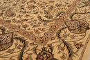 3' 9''x5' 9'' Hand Tufted Hand Made Wool and Silk Nourison Traditional  Oriental Area Rug Vanilla,Tan Color