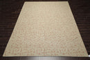 8'10" x 12'3" Hand Knotted Tibetan Wool Botanical 200KPSI Oriental Area Rug Moss