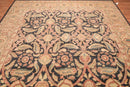 9x12 Charcoal, Gold Hand Knotted 100% Wool Sultanabad Oriental Area Rug