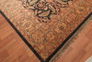 9x12 Charcoal, Gold Hand Knotted 100% Wool Sultanabad Oriental Area Rug