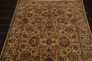 4'1" x 5'11" Hand Knotted 100% Wool 16/18 Pak Persian 300 KPSI Area Rug Tan