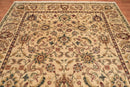9x12 Light Gold Hand Knotted Traditional Sultanabad 100% Wool Oriental Area Rug
