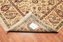 9x12 Light Gold Hand Knotted Traditional Sultanabad 100% Wool Oriental Area Rug