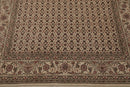5'10" x 8'9" Hand Knotted Wool & Silk Traditional Oriental Area Rug Cream, Gray