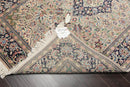 4'7" x 7'1" Hand Knotted Wool Traditional 200 KPSI Nain Oriental Area Rug Beige