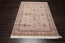 6'3" x 9'1" Hand Knotted 100% Wool Nain 16/18 Pak Persian 300 KPSI Area Rug Cream