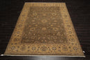 9' x 11'8" Hand Knotted 100% Wool Agra Vegetable Dyes Oriental Area Rug Moss