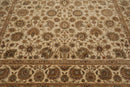 8'7" x 11'5" Hand Knotted 100% Wool Agra Vegetable Dyes Oriental Area Rug Beige