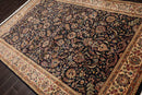 6'1" x 9'1" Hand Knotted Wool Nain 16/18 Pak Persian 300 KPSI Area Rug Navy