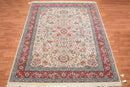 9x12 Ivory Hand Knotted 300 KPSI Kum 100% Wool Traditional Oriental Area Rug