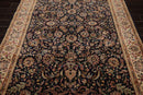 6'1" x 9'1" Hand Knotted Wool Nain 16/18 Pak Persian 300 KPSI Area Rug Navy