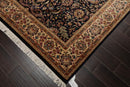 6'1" x 9'1" Hand Knotted Wool Nain 16/18 Pak Persian 300 KPSI Area Rug Navy