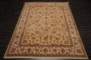 8'8" x 11'11" Hand Knotted Wool Agra Vegetable Dyes Oriental Area Rug Caramel