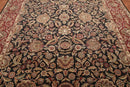 9x12 Black, Rust Hand Knotted Traditional 100% Wool Persian Oriental Area Rug