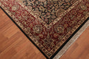 9x12 Black, Rust Hand Knotted Traditional 100% Wool Persian Oriental Area Rug