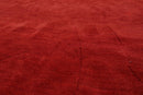 8'x9'10" Hand Knotted Tibetan Wool & Silk Designer Modern Oriental Area Rug Red
