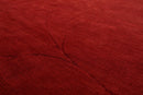 8'x9'10" Hand Knotted Tibetan Wool & Silk Designer Modern Oriental Area Rug Red
