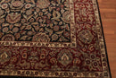 9x12 Black, Rust Hand Knotted Traditional 100% Wool Persian Oriental Area Rug