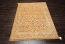 6' x 8'7" Hand Knotted Wool Tabriz 16/18 Pak Persian 300 KPSI Area Rug Caramel