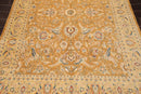 6' x 8'7" Hand Knotted Wool Tabriz 16/18 Pak Persian 300 KPSI Area Rug Caramel